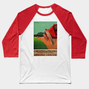 1924 Italian Grand Prix - Vintage Poster Design Baseball T-Shirt